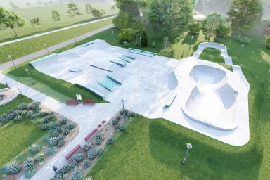 Projet de skatepark en béton - Wojkowice