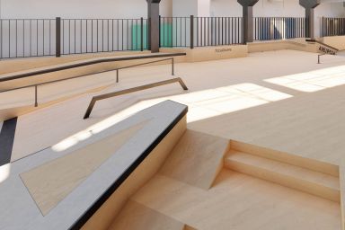 Projekt für einen Indoor-Skatepark - AvePark