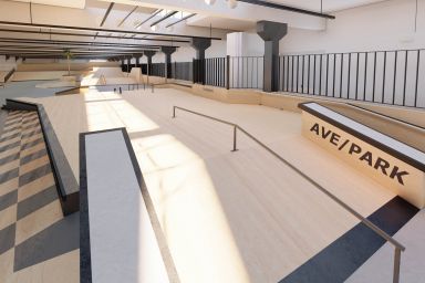 Projekt für einen Indoor-Skatepark - AvePark