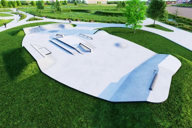 Projekt Skatepark und Pumptrack - Niepołomice Błonia