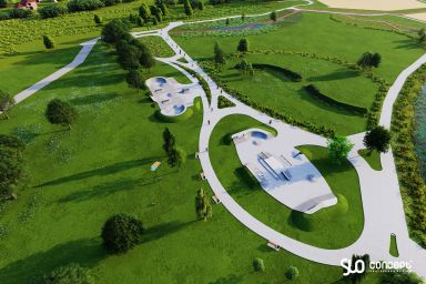 Projekt Skatepark und Pumptrack - Niepołomice Błonia