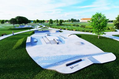 Projekt Skatepark und Pumptrack - Niepołomice Błonia