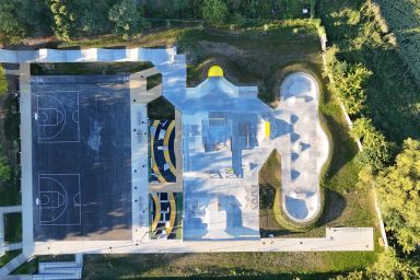 Projekt eines Skateparks aus Beton - Minsk Mazowiecki