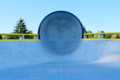 Projekt eines Skateparks aus Beton - Minsk Mazowiecki