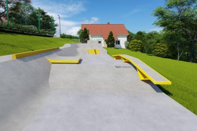 Projekt skateparku betonowego - Świątniki  