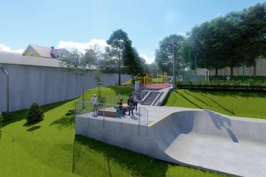 Projekt skateparku betonowego - Świątniki  