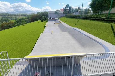 Projekt skateparku betonowego - Świątniki  