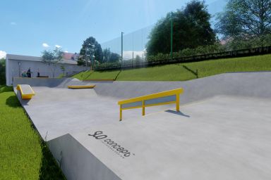 Projekt skateparku betonowego - Świątniki  