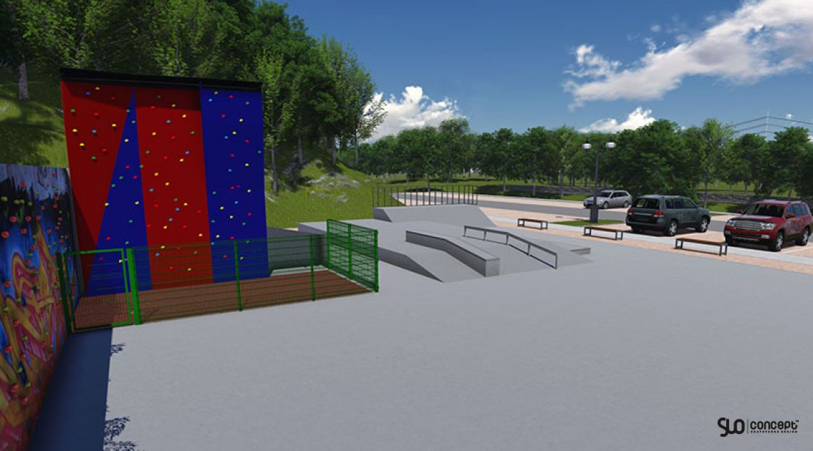 Concept skatepark in Limanowa