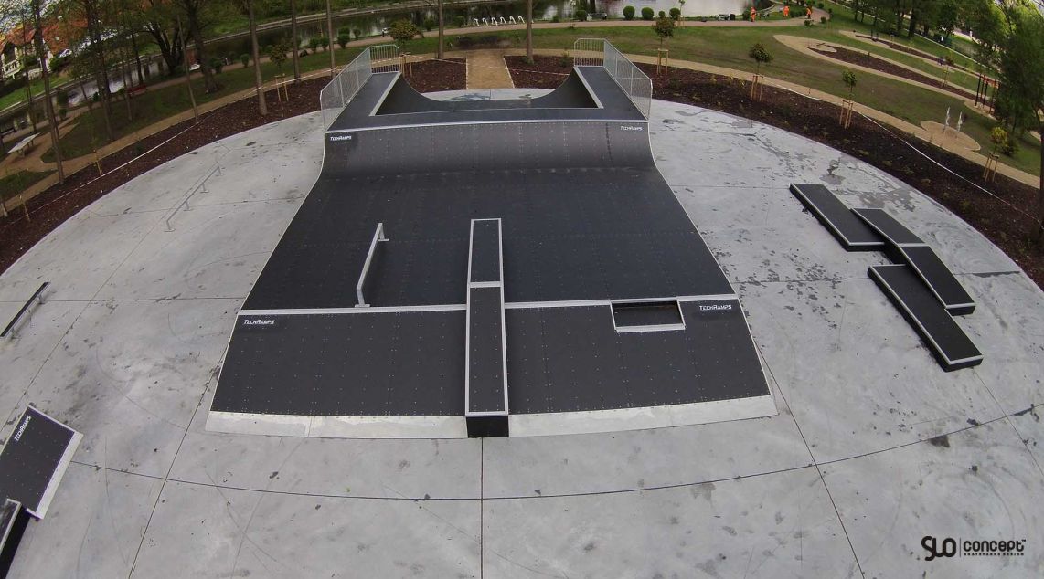 Concept skatepark in Pisz