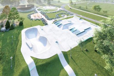 Projet de skatepark en béton - Wojkowice