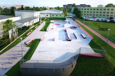 Projet de skatepark en béton - Brzeg