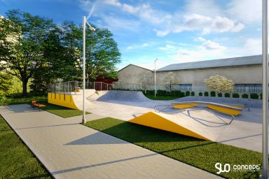 Projet de skatepark en béton - Chelmno