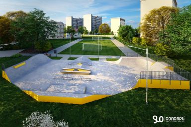 Projet de skatepark en béton - Chelmno