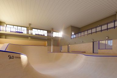 Projet skateparku indoor - Kalisz