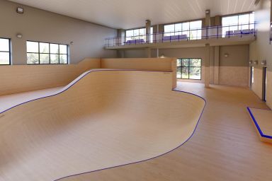 Projet skateparku indoor - Kalisz