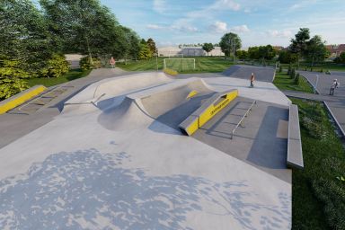 Projet de skatepark en béton - Brzesko