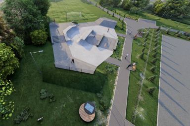 Projet de skatepark en béton - Brzesko