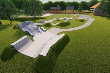 Projet de skatepark - Cracovie (rue Kąpielowa)