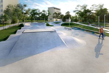 Concrete skatepark project - Piekary Śląskie