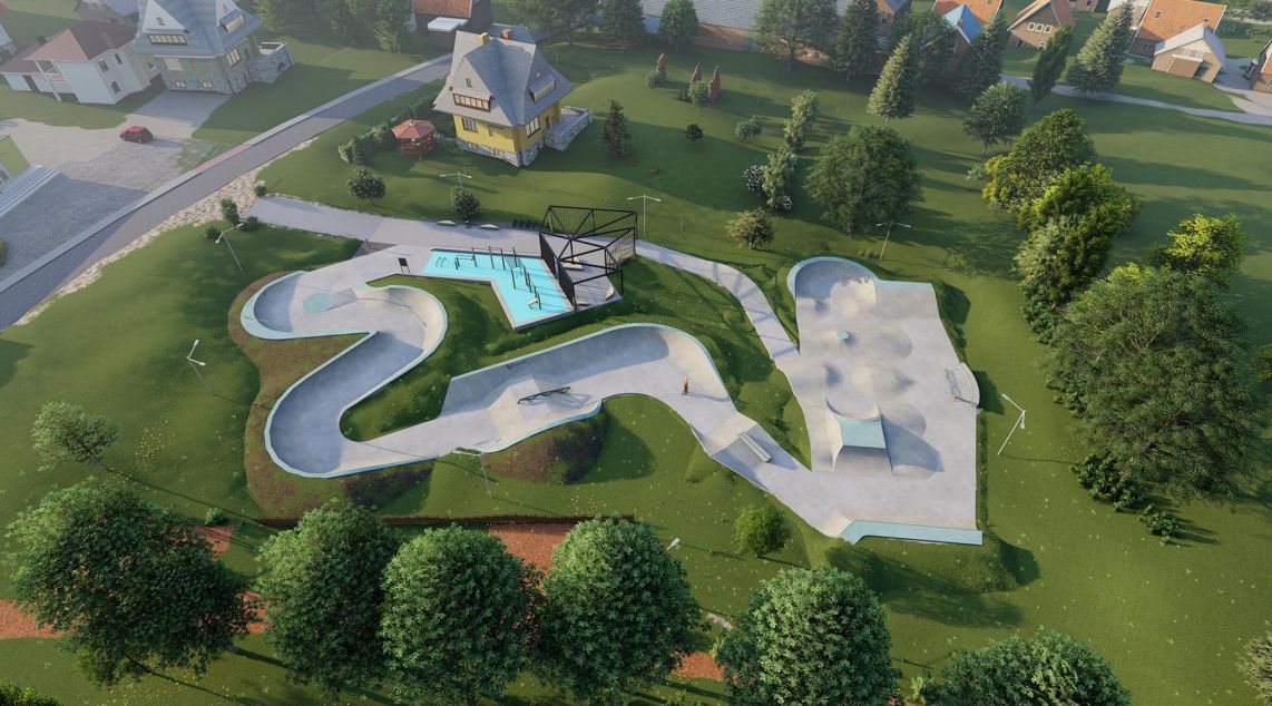 concrete skatepark