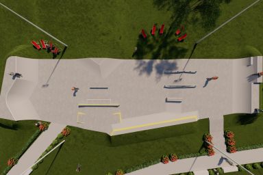 Concrete skatepark - Chojnów