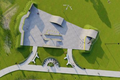 Concrete skatepark project - Więcbork