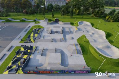 Projekt skateparku betonowego - Mińsk Mazowiecki