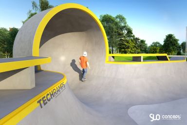 Projekt skateparku betonowego - Mińsk Mazowiecki