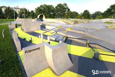 Projekt skateparku betonowego - Mińsk Mazowiecki