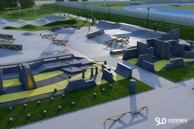 Concrete skatepark project - Minsk Mazowiecki