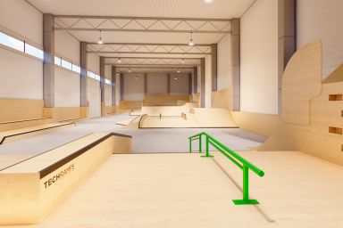 Indoor-Skatepark in Krakau - Streetpark