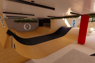 Indoor skatepark in Warsaw - Woodpark