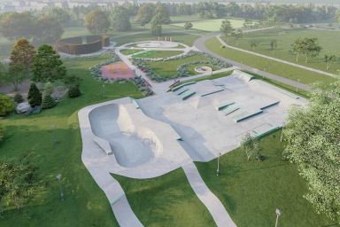 Projet de skatepark en béton - Wojkowice