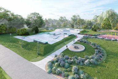 Projet de skatepark en béton - Wojkowice