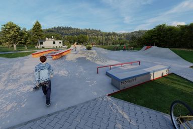 Projekt skateparku betonowego - Stronie Śląskie