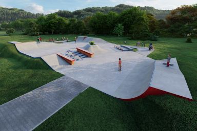 Projekt skateparku betonowego - Stronie Śląskie