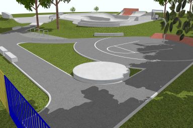 Projekt skateparku w Lublinie