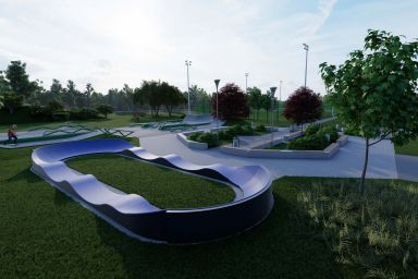 Projekt skateparku betonowego - Włodawa