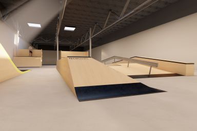 Projet skateparku indoor - Radom