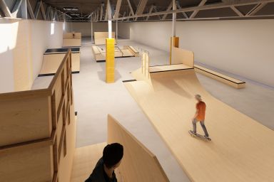 Projet skateparku indoor - Radom