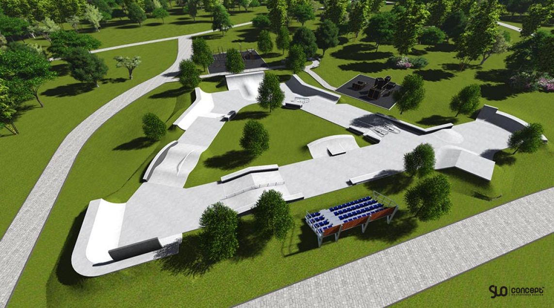 Project of the skate park for the city of Izhevsk