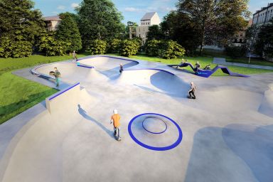 Projekt für einen Beton-Skatepark - Władysławowo