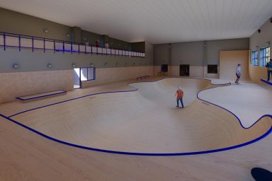 Projekt skateparku indoor - Kalisz