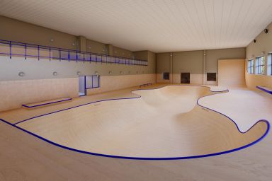 Projekt skateparku indoor - Kalisz