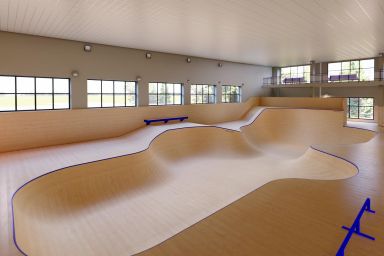 Projekt skateparku indoor - Kalisz