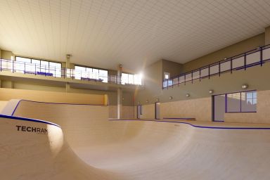 Projekt skateparku indoor - Kalisz