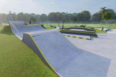 Projekt Skatepark aus Beton - Więcbork