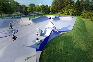 Projekt für einen Beton-Skatepark - Władysławowo