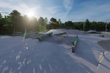 Projekt skateparku betonowego - Myślenice